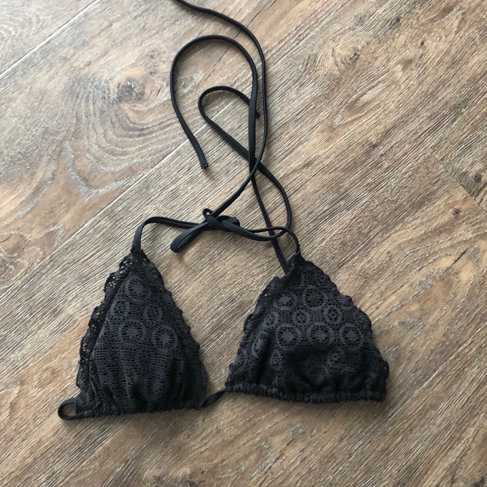 Woven swim top